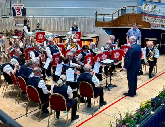 Photo of Dodworth Colliery Brass Band at the Regional Brass Band Finals