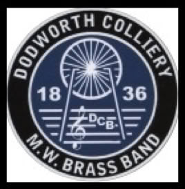 Logo for Dodworth Colliery Miners Welfare Brass Band